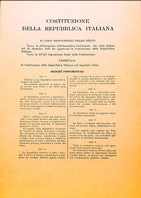 Pagina della Costituzione