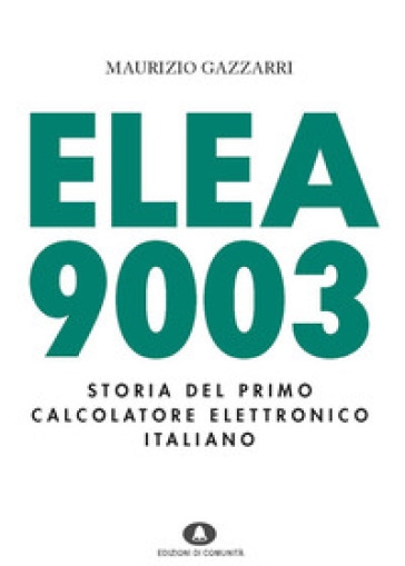 Copertina del volume Elea 9003