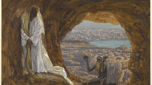 James Tissot, Gesù tentato nel deserto