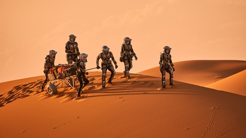 Una scena della serie televisiva Marte