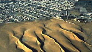 Paesaggio dune di sabbia