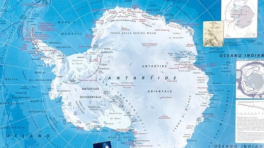 Mappa Antartide