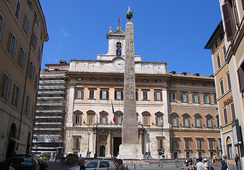 Obelisco di piazza Montecitorio a Roma